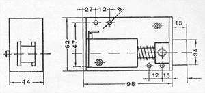 Modelo 850. Tabla de medidas